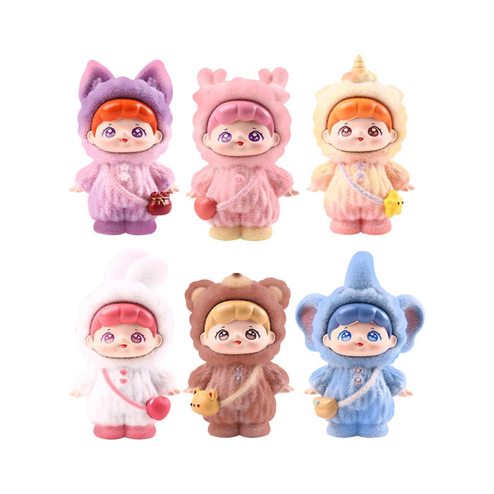 Crofta 6x Cute Action Figure Toy Unique Mini Doll Figurines for Children Boys Girls