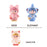 Crofta 6x Cute Action Figure Toy Unique Mini Doll Figurines for Children Boys Girls