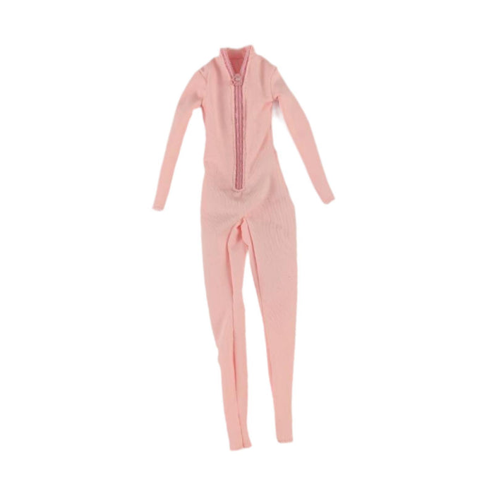 Crofta 1:6 Scale Action Figures Jumpsuit Doll Outfits for 12'' Action Figures Gifts Pink