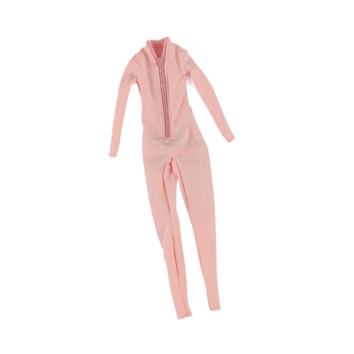 Crofta 1:6 Scale Action Figures Jumpsuit Doll Outfits for 12'' Action Figures Gifts Pink