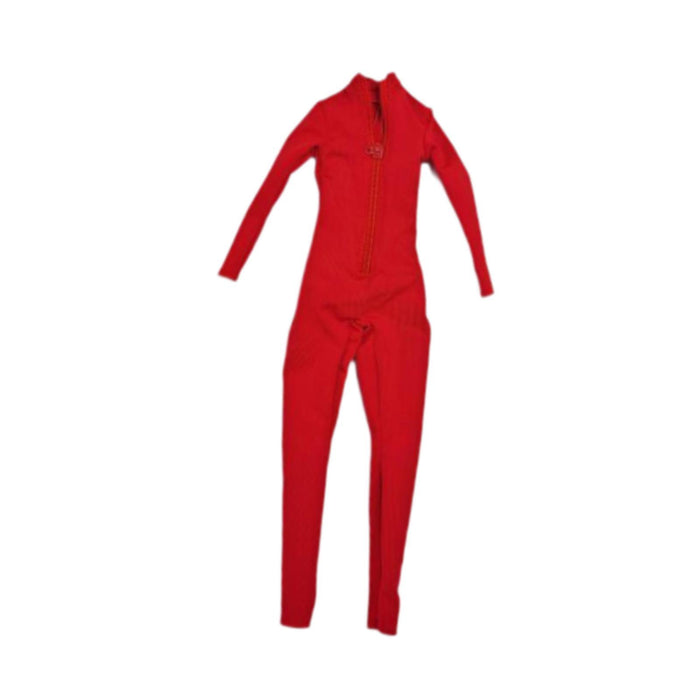 Crofta 1:6 Scale Action Figures Jumpsuit Doll Outfits for 12'' Action Figures Gifts Red