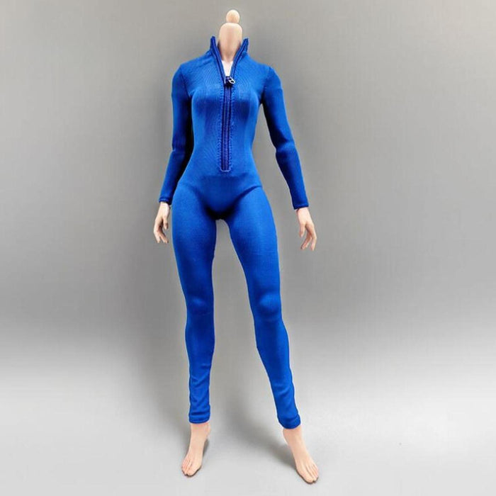 Crofta 1:6 Scale Action Figures Jumpsuit Doll Outfits for 12'' Action Figures Gifts Blue