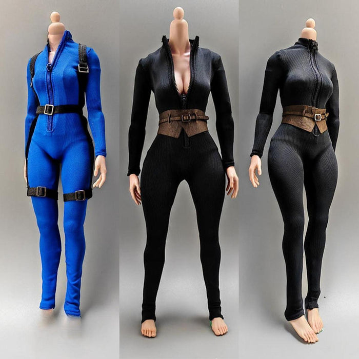 Crofta 1:6 Scale Action Figures Jumpsuit Doll Outfits for 12'' Action Figures Gifts Waistband