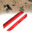 Crofta 2 Pieces 1:12 RC Car Chassis Mud Guards Spare Parts for Wltoys 124017 124016 Red