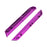 Crofta 2 Pieces 1:12 RC Car Chassis Mud Guards Spare Parts for Wltoys 124017 124016 Violet