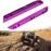 Crofta 2 Pieces 1:12 RC Car Chassis Mud Guards Spare Parts for Wltoys 124017 124016 Violet