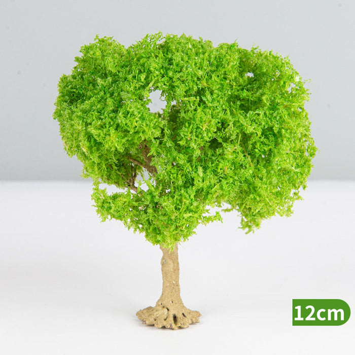 Crofta 3x Model Trees Diorama Tree for Railway Building Model DIY Scenery Landscape green trees