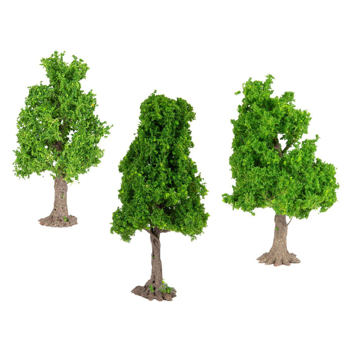 Crofta 3x Model Trees Diorama Tree for Railway Building Model DIY Scenery Landscape tower shaped tree