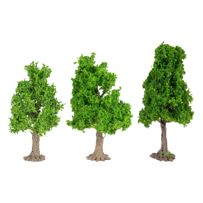 Crofta 3x Model Trees Diorama Tree for Railway Building Model DIY Scenery Landscape tower shaped tree