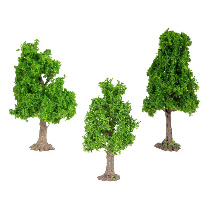 Crofta 3x Model Trees Diorama Tree for Railway Building Model DIY Scenery Landscape tower shaped tree