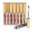 Crofta 16 Colors Long Lasting Matte Metal Lipstick Liquid Pencil Lip Gloss Makeup