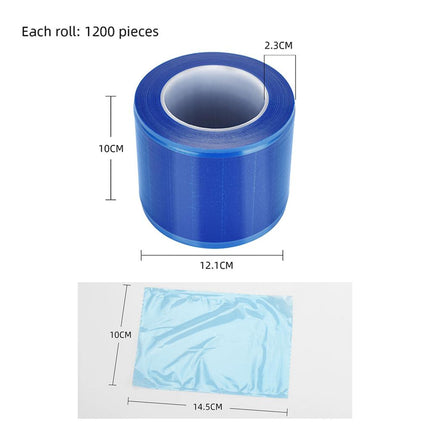 Crofta Waterproof Thick Sanitary Protective Film for Tattoo Machine Parts blue