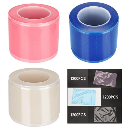 Crofta Waterproof Thick Sanitary Protective Film for Tattoo Machine Parts blue