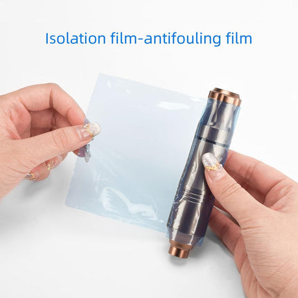 Crofta Waterproof Thick Sanitary Protective Film for Tattoo Machine Parts blue