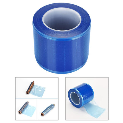 Crofta Waterproof Thick Sanitary Protective Film for Tattoo Machine Parts blue