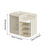 Crofta Vanity Counter Cosmetic Drawer Storage Box for Cream Perfume Bedroom Desktop white clear