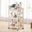 Crofta 3 Tier Rolling Storage Organizer Rolling Cart for Dressing Room Dorm Kitchen 1 drawer