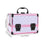 Crofta Portable Makeup Train Case Makeup Box Organizer for Girls Aesthetic Supplies