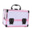 Crofta Portable Makeup Train Case Makeup Box Organizer for Girls Aesthetic Supplies