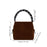 Crofta Crossbody Pouch Trendy Handbag for Women Mother Day Gift Commuting Coffee color