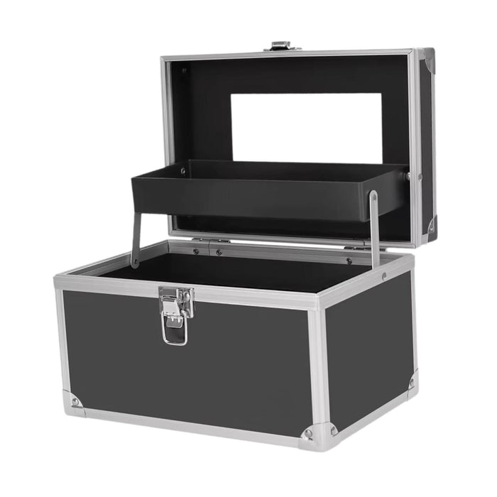 Crofta Makeup Train Case Cosmetic Box Manicure Supplies Case for Aesthetic Supplies S