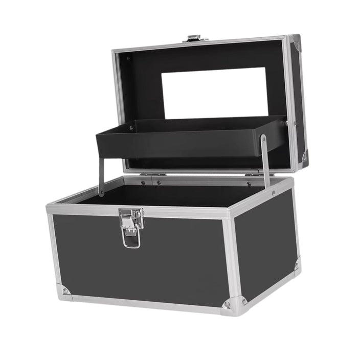 Crofta Makeup Train Case Cosmetic Box Manicure Supplies Case for Aesthetic Supplies M