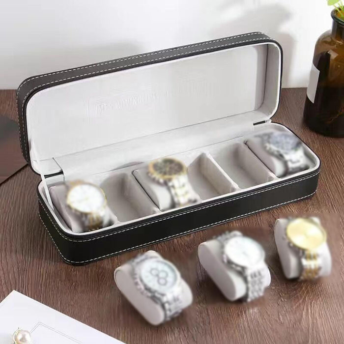 Crofta Watch Storage Case Premium Watch Organizer Holder for Shop Display Men Women