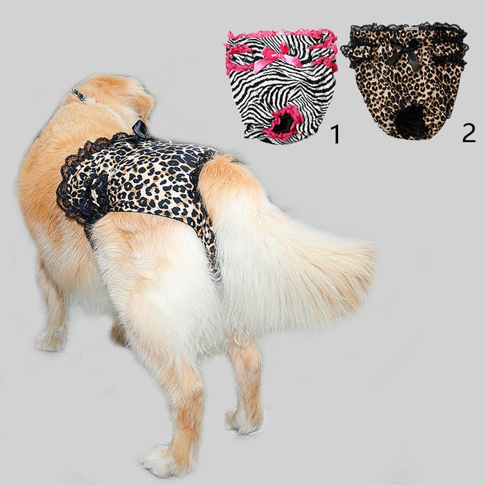 Crofta 2 Pack of Extra Large Size Female Pet Dog Underwear Pants Panties XXL