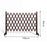 Crofta Wooden Dog Gate Door Expanding Folding Fence Accessory Professional Foldable 190cmx90cm Brown