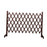 Crofta Wooden Dog Gate Door Expanding Folding Fence Accessory Professional Foldable 190cmx90cm Brown