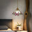 Crofta Pendant Lamp Craft Sturdy Stained Glass Lamp for Indoor Hallway Entryway Frosted