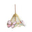 Crofta Pendant Lamp Craft Sturdy Stained Glass Lamp for Indoor Hallway Entryway Frosted