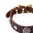 Crofta Dog Collar Retro Adjustable Puppy Collar for Training Outdoor Walking L