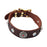 Crofta Dog Collar Retro Adjustable Puppy Collar for Training Outdoor Walking L