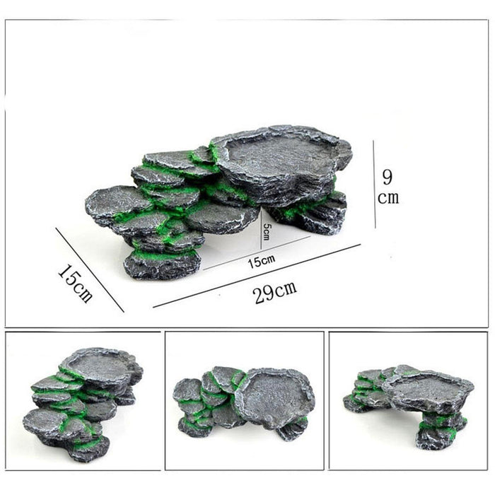 Crofta Turtle Resting Platform Turtle Ramp Terrapin Semi Aquatic Animals Amphibians