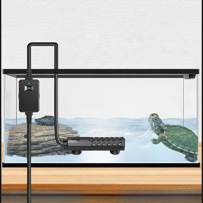 Crofta Turtle Tank Heater Automatic Thermostat Heating Rod for Pet Drinking Waterer 30W