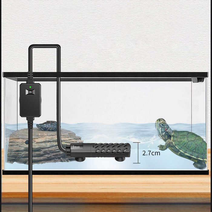 Crofta Turtle Tank Heater Automatic Thermostat Heating Rod for Pet Drinking Waterer 30W