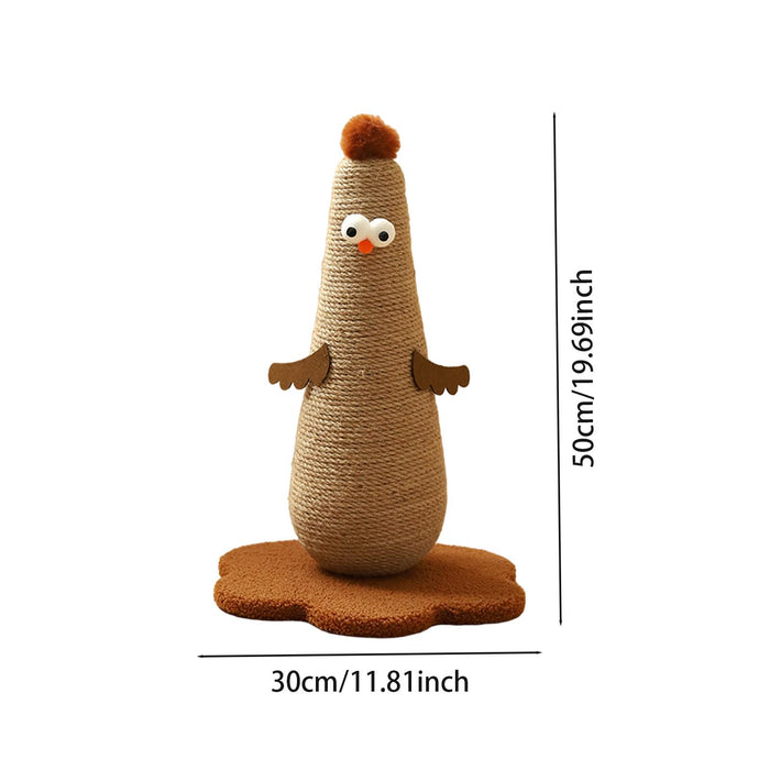 Crofta Cat Scratching Post Cats Climbing Tree for for Kitten for Small Cat Training brown L