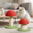 Crofta Cat Scratch Post Mushroom Shaped Cat Activity Toy for Protect Your Furniture Height 28cm