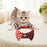 Crofta Christmas Cat Bowtie Adjustable Festive Cat Accessory for Kittens Small Dogs red