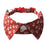 Crofta Christmas Cat Bowtie Adjustable Festive Cat Accessory for Kittens Small Dogs red