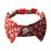 Crofta Christmas Cat Bowtie Adjustable Festive Cat Accessory for Kittens Small Dogs red