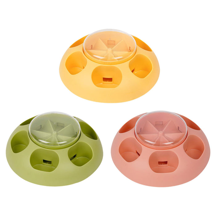 Crofta Dog Cat Bowl Press for Small and Medium Dogs Multipurpose Non Slip Food Bowl