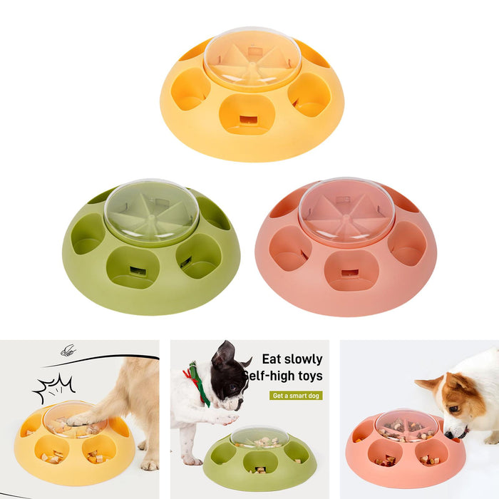 Crofta Dog Cat Bowl Press for Small and Medium Dogs Multipurpose Non Slip Food Bowl