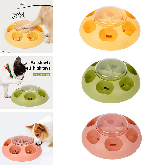 Crofta Dog Cat Bowl Press for Small and Medium Dogs Multipurpose Non Slip Food Bowl