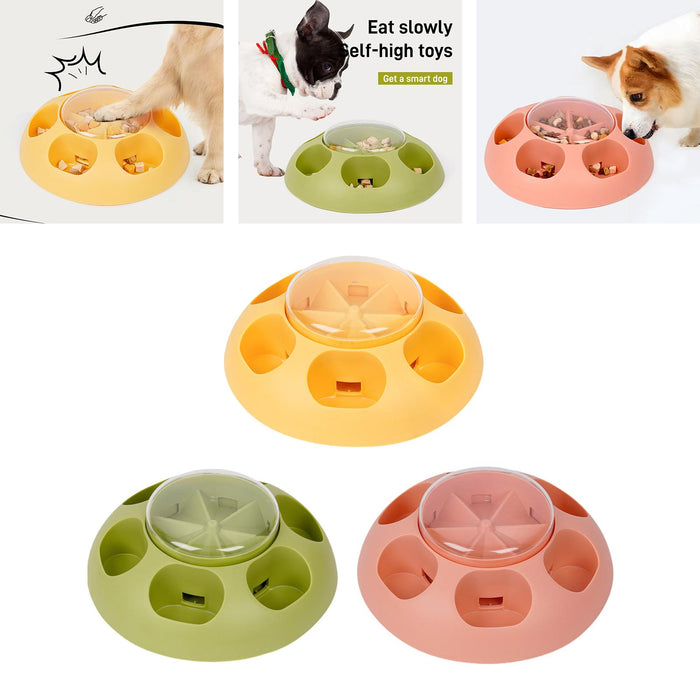 Crofta Dog Cat Bowl Press for Small and Medium Dogs Multipurpose Non Slip Food Bowl