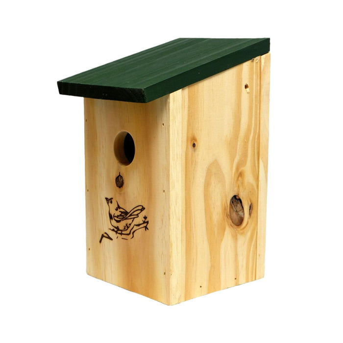 Crofta Wood Bird Nest Birdhouse Bird Cage for Garden Parakeet Bluebird Patio