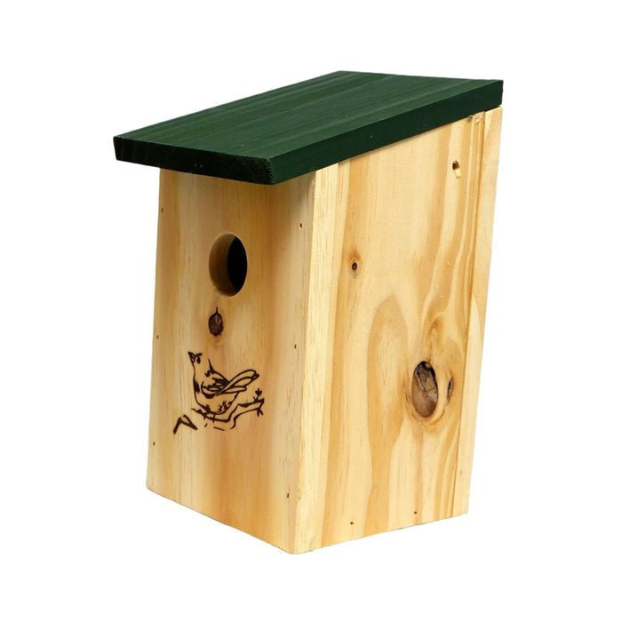 Crofta Wood Bird Nest Birdhouse Bird Cage for Garden Parakeet Bluebird Patio