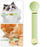 Crofta Cat Strip Squeeze Spoon Multi Use Cat Wet Feeder for Cat Kitten Wet Food Green