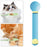 Crofta Cat Strip Squeeze Spoon Multi Use Cat Wet Feeder for Cat Kitten Wet Food Blue